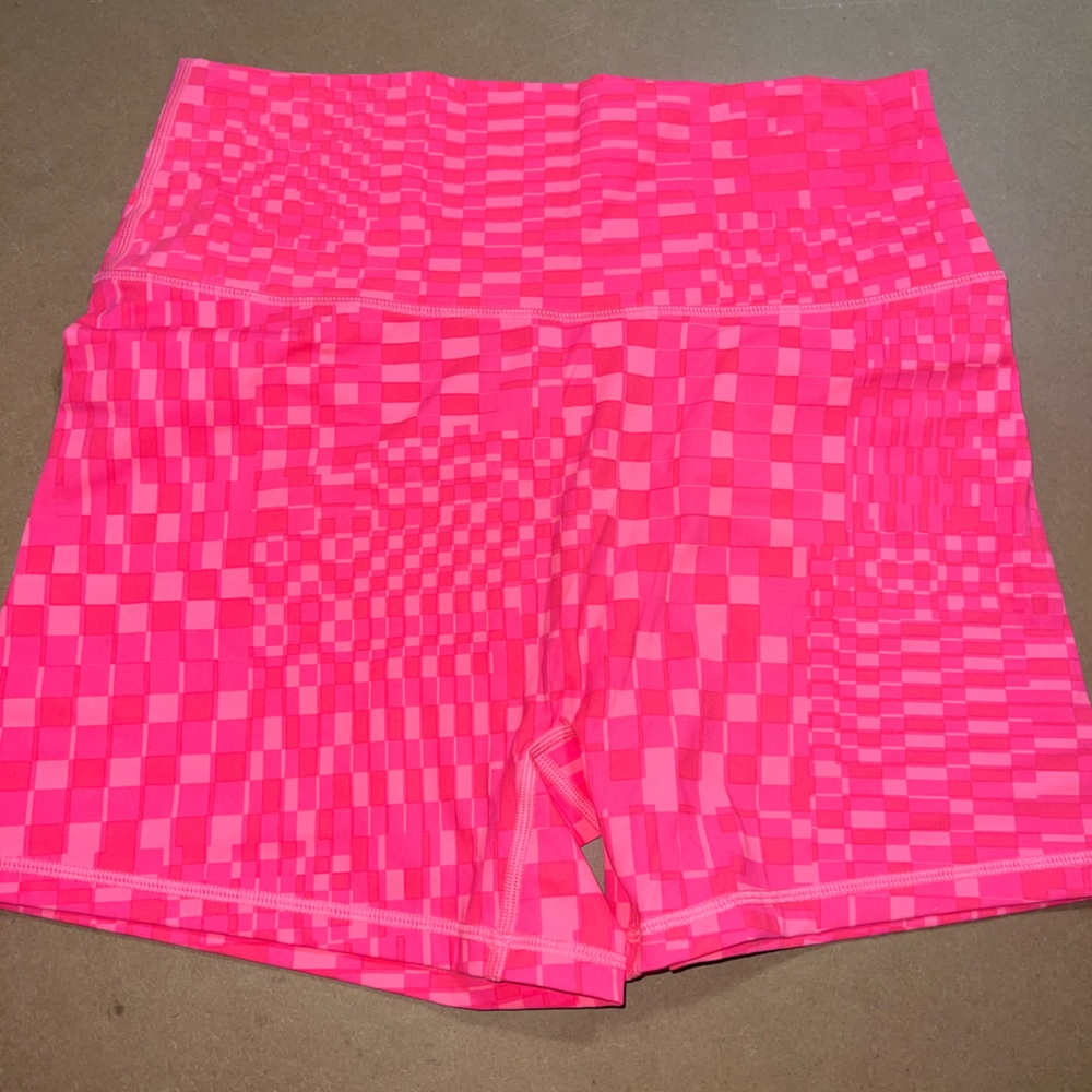 Pink biker shorts